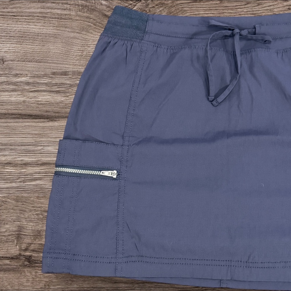 TE VERDE Womens Navy Blue Cargo Mini Skort Size Small - Picture 2 of 9